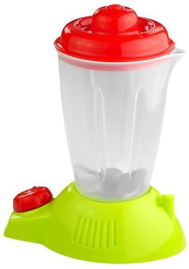 Lean Toys Obst- & Gemüsespielzeug Set Of Vegetables And Fruits With A Battery Blender And A Tray
