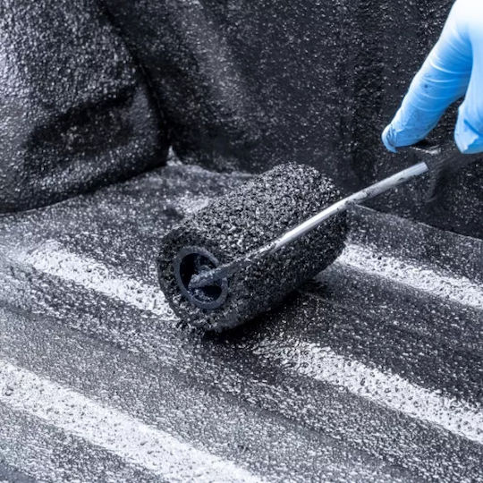 J-B WELD HERCULINER Roll-On Bed Liner Quart Πολυουρεθανικό Προστατευτικό Χρώμα Μαύρο 966ml HCL1B7