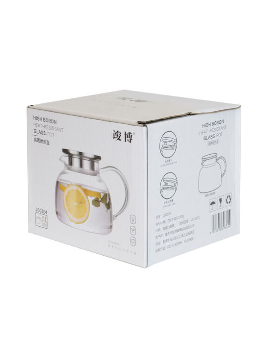 Viosarp Τσαγιέρα Γυάλινη Διάφανη 1000ml