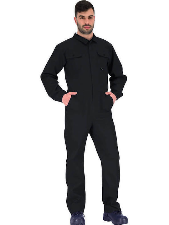 Palltex Work Coveralls Full Body Cotton Black
