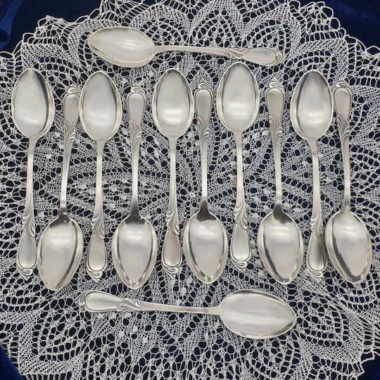Savvas Design Besteckset Edelstahl Silber 59Stück