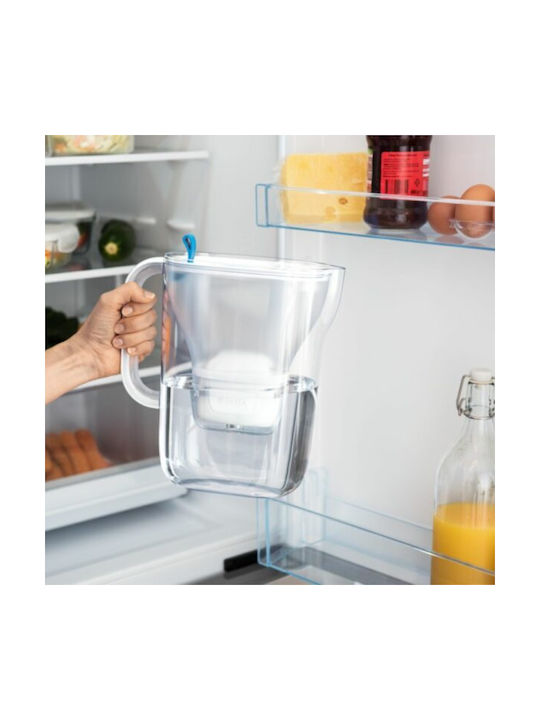 Brita Fill & Enjoy Style Κανάτα Σερβιρίσματος Πλαστική Blue με Φίλτρο 2000ml