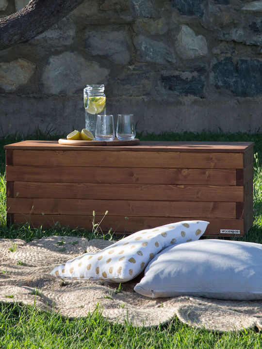 Woodware Μπαούλο Αποθήκευσης Εξωτερικού Χώρου 71.0304 Ξύλινο Μ100xΠ50xΥ40εκ.