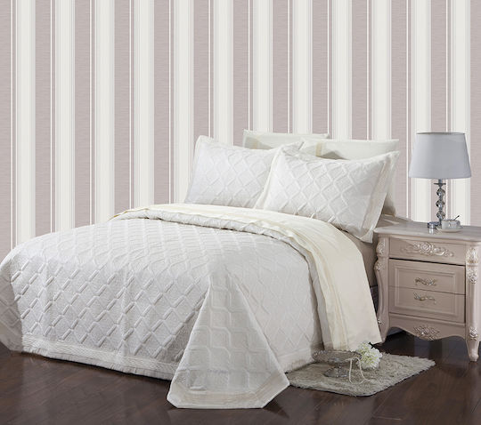 Beauty Home Thetis Булчински комплект 7бр Ecru 230x250см Beauty Home Thetis Булчински комплект 7бр Ecru 230x250см
