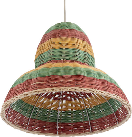 GloboStar Caballeros Κρεμαστό Φωτιστικό Bulb Boho Πλέγμα με Ντουί E27 40x30x30εκ.