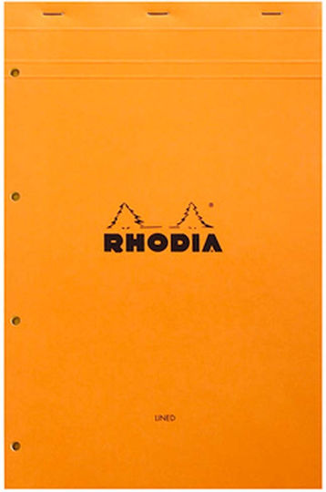 Rhodia Notizblock 80 Blätter Orange