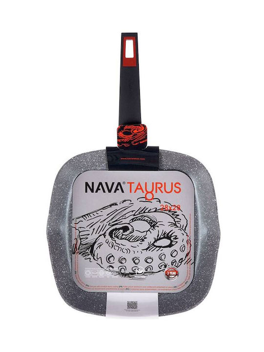 Nava Taurus Γκριλιέρα από Αλουμίνιο με Επίστρωση από Πέτρα 28cm