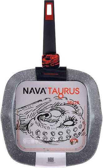 Nava Taurus Grill aus Aluminium mit Steinbeschichtung 28cm