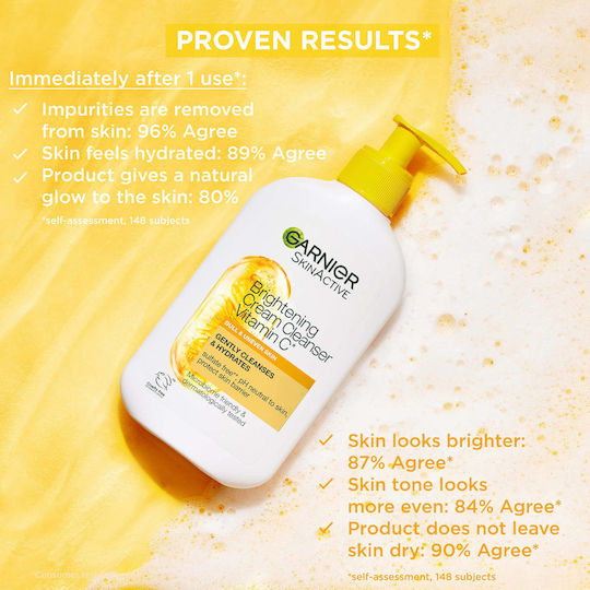 Garnier Skin Active Vitamin C Aufhellende Gesichtsreinigungscreme 250ml