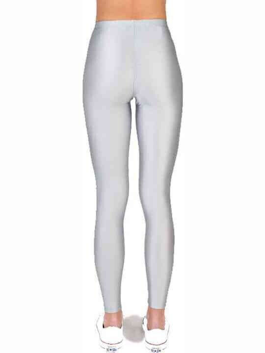 Jacqueline Women's Everyday Legging Shiny Silver