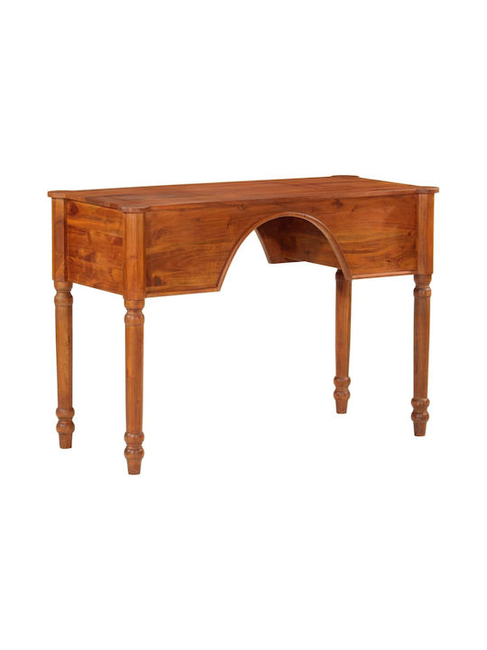 Schreibtisch aus Massivholz Beige 110x50x76cm