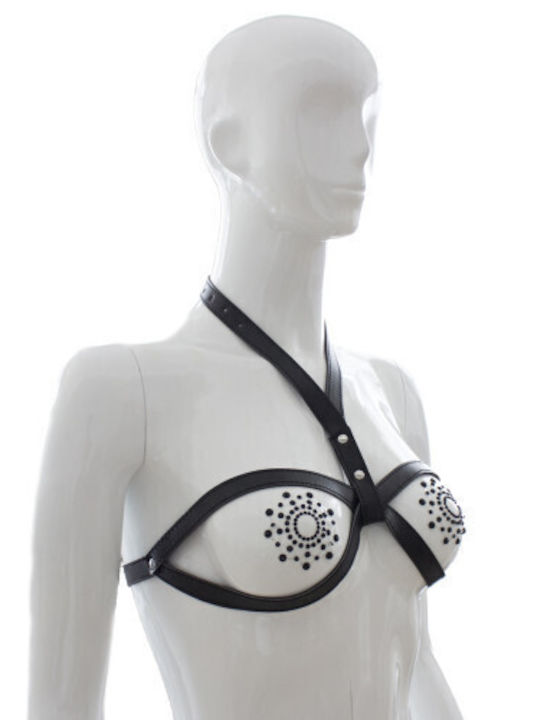 Naughty Toys Sexy Black Bra Without the Nipple Covers
