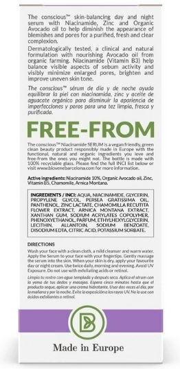 Biovene The Conscious Pore Solution Day & Night Anti-aging Serum Face with Niacinamide 30ml