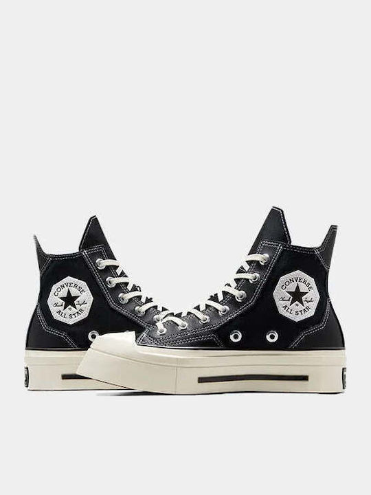 Chuck 70 De Luxe Square Botine Negre