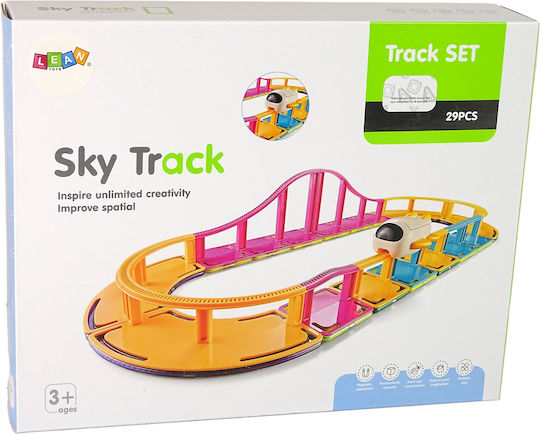 Lean Toys Set cu Trenuleț pentru 3+ ani+ Ani