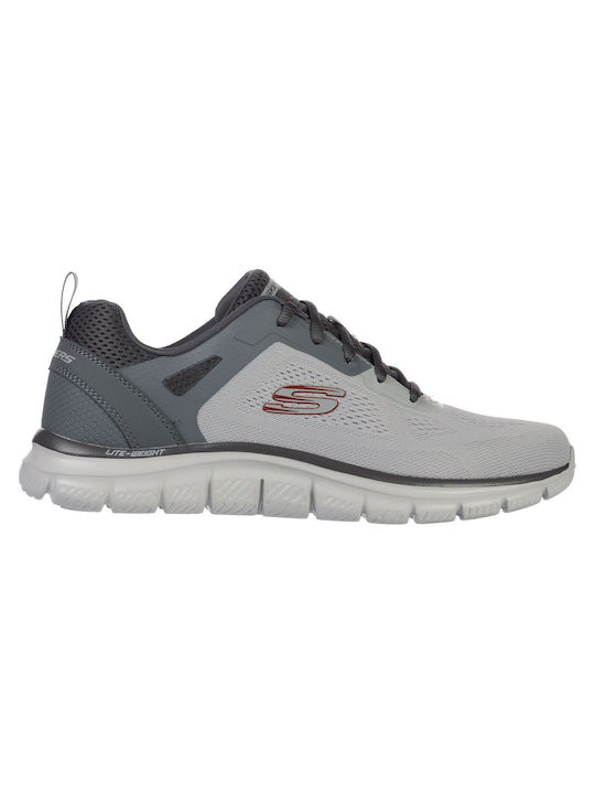 Skechers Track Broader Ανδρικά Sneakers Γκρι