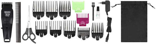 Wahl Professional Home Pro 300Limited Edition Επαγγελματική Επαναφορτιζόμενη Κουρευτική Μηχανή Μαύρη 20602-0460