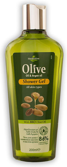 Madis Olivenöl & Arganöl Schaumbad in Gel mit Aloe Vera Beruhigend 200ml
