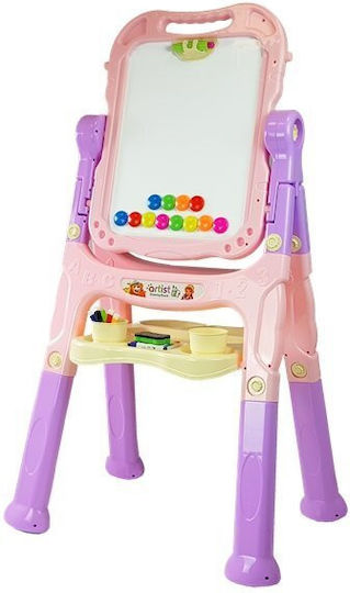 Lean Toys Πίνακας Μαρκαδόρου / Μαυροπίνακας Διπλής Όψης Επιδαπέδιος