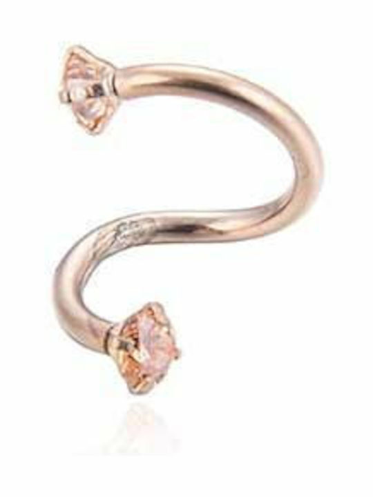 Asimi Body Piercing Spiral Steel Bar Piercing in Multicolour