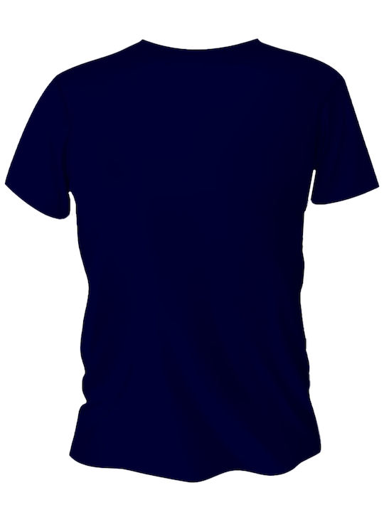 Short Sleeve Blouse Blue