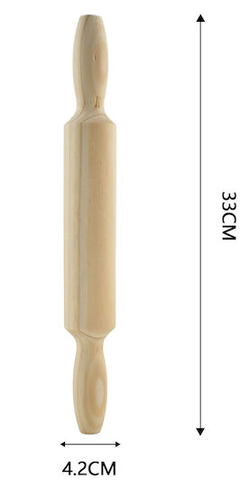 Tpster Role Din Lemn Pentru Bucătărie 33cm Diametru 4.2cm Tpster Role Din Lemn Pentru Bucătărie 33cm Diametru 4.2cm