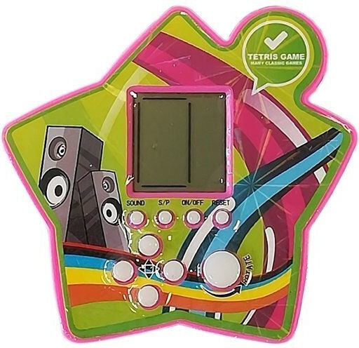 Tetris Star Electronic Children's Handheld Console (Various Designs/Assortment of Designs) 1pc