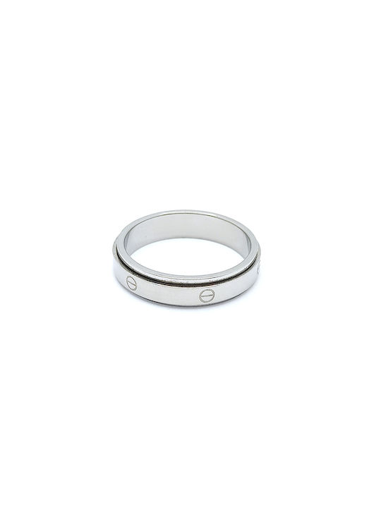 PS Silver Women's Ring from Steel