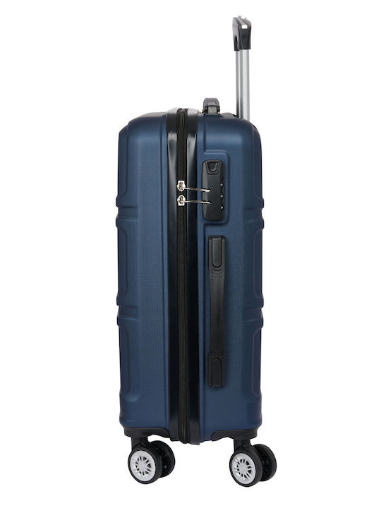 Safta Copii Valiză de Călătorie Cabină Navy Blue cu 4 roți Înălțime 55cm