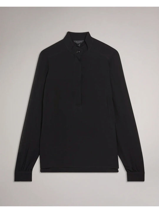 Mânecă lungă Femei Cămașă Black