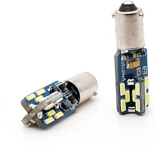 Photon Λάμπες BAx9S LED 6000K Ψυχρό Λευκό 12V 2τμχ