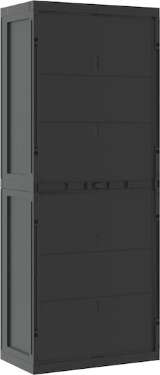 Δίφυλλη Ντουλάπα από Πολυπροπυλένιο 65x37x165εκ.