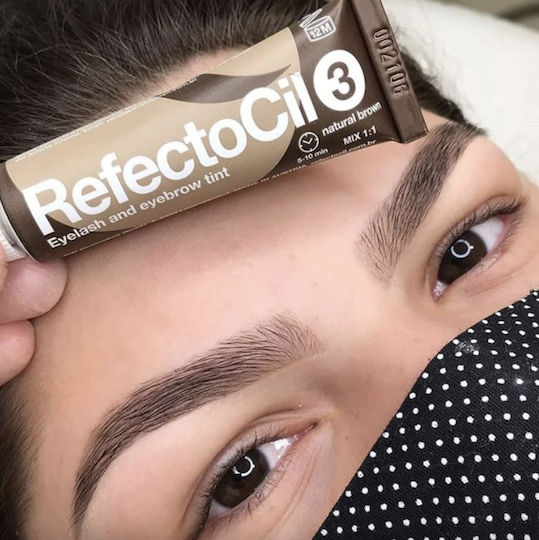 RefectoCil Eyelash And Eyebrow Tint Tint for Eyebrows No 3 Natural Brown