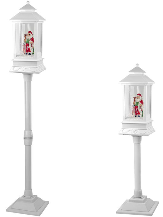 Christmas Decorative Traffic Light Lighted with Santa Claus