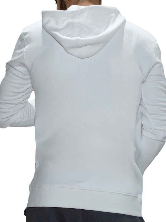 White Hooded Cardigan