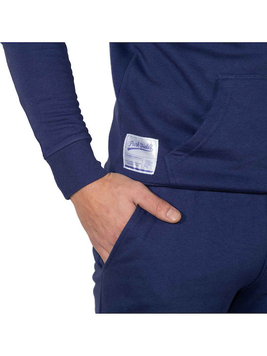 Sweatshirt with Hood Blue