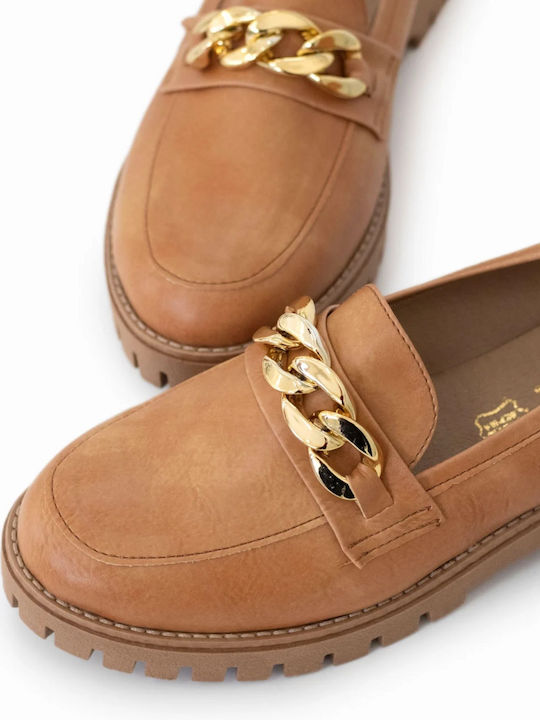Women's Moccasins in Brown Color