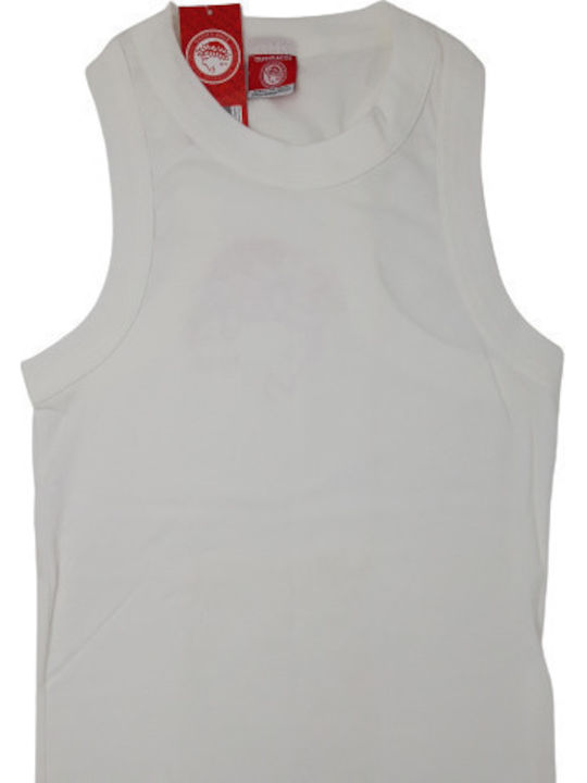 Men's Sleeveless Undershirt White