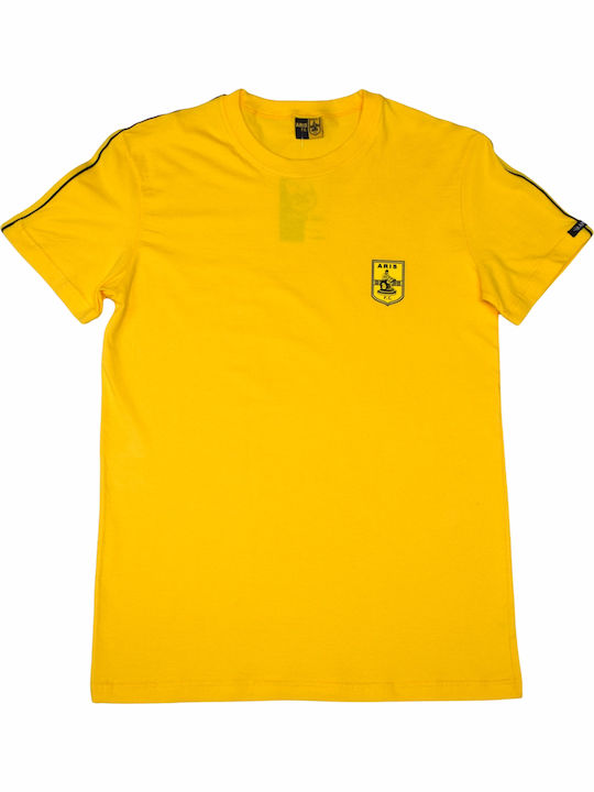 Men's Undershirt Short-sleeved in Yellow Color
