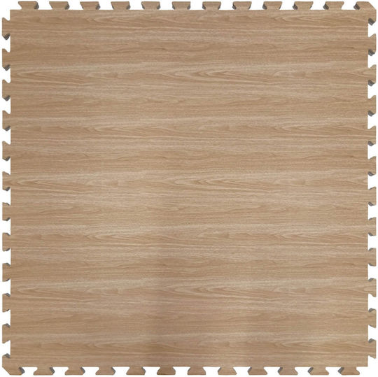 Eva Δάπεδο Παζλ Γυμναστηρίου Γκρι 100x100x2.5cm 1τμχ