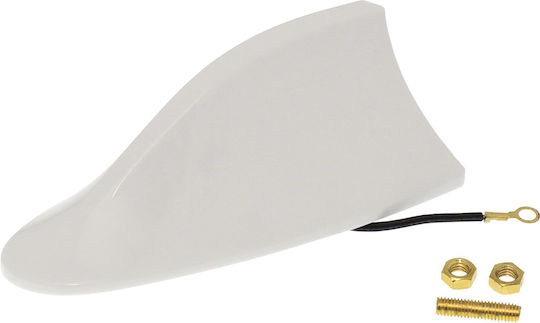 Carsun Car Antenna Roof Shark for Radio in White Color