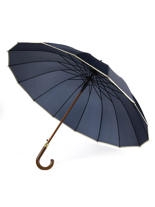 LKmoda Automatic Umbrella with Walking Stick Black