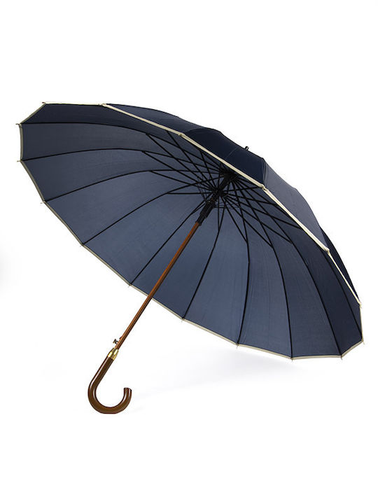 LKmoda Regenschirm mit Gehstock Grün