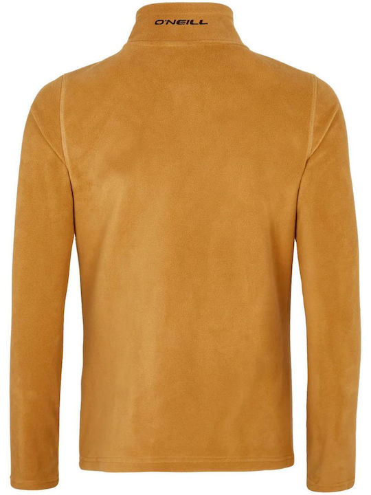 Χειμερινή Γυναικεία Fleece Μπλούζα Μακρυμάνικη Rich Caramel