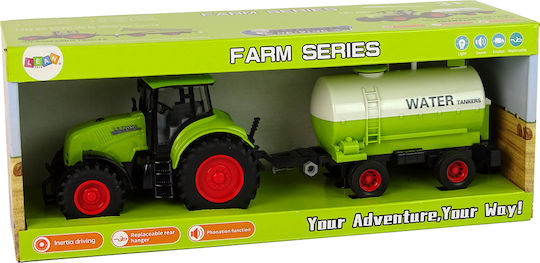 Mattel Tractor with Big Wheel Trailer Agricultural Pickup Truck for 3 Plus Years