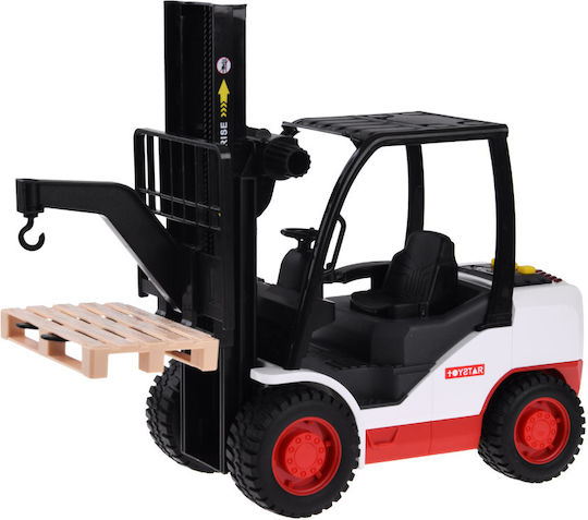 Jokomisiada Mașinuță Forklift Palet Scară 1:12 Pull Back Pentru 3+ Ani