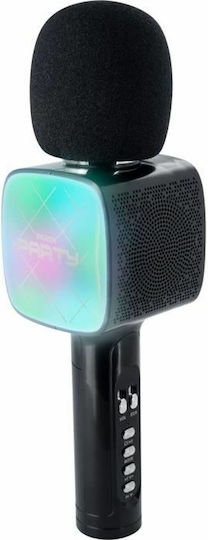 Μικρόφωνο Karaoke Ασύρματο Party PARTYBTMIC2BK Μαύρο