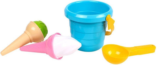 Technok Beach Bucket Set with Accessories 16.5cm