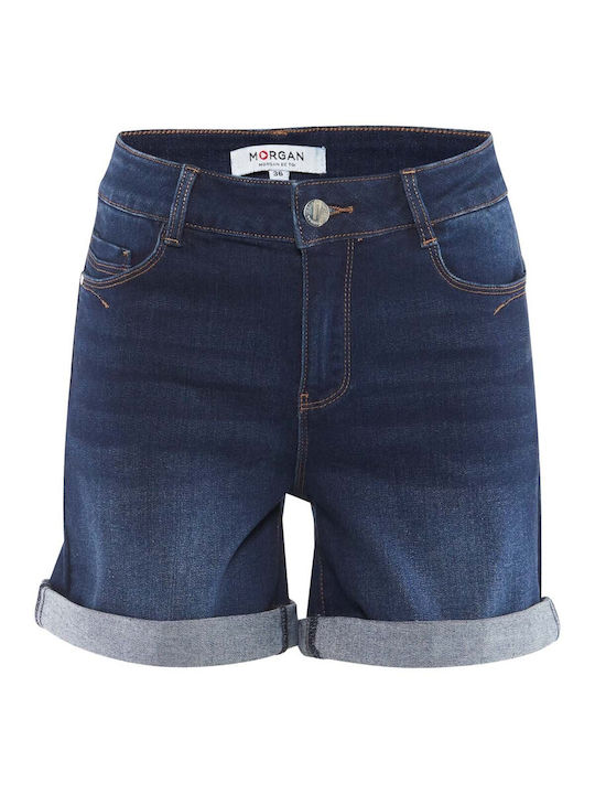 Morgan Women's Blue High Waist Jean Shorts