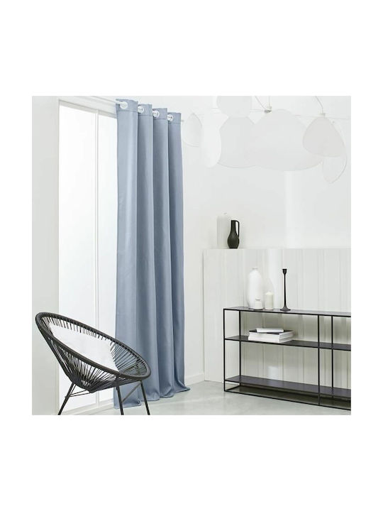 Today Curtain with Grommet Blue 140x240cm